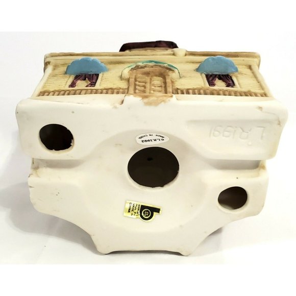 TOWN OPERA CENTER Small Christmas Village ceramic accessory building BRINN'S - Picture 8 of 8